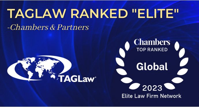 Zhuoxin’s International Legal Alliance TAGLaw Named “Elite” by Chambers & Partners for Tenth Year
